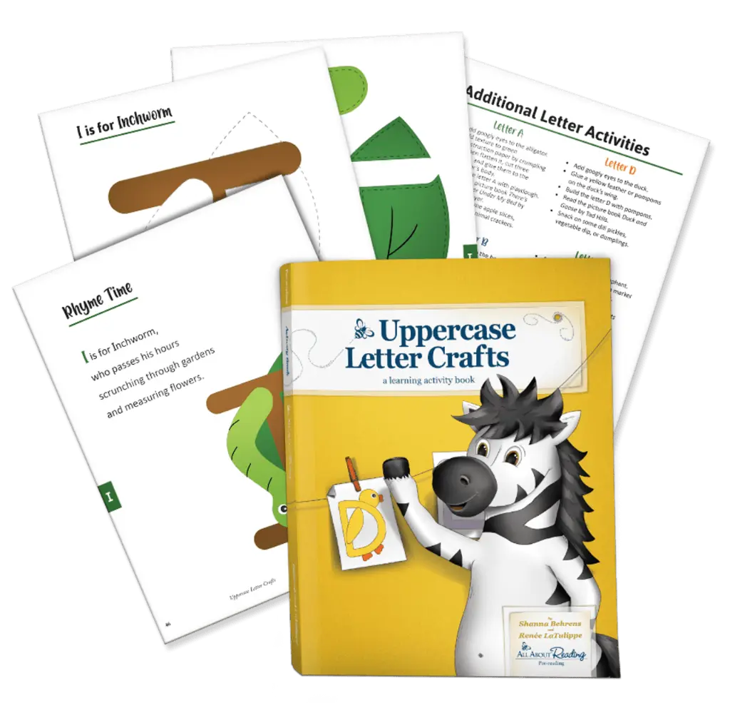 [AARPreULcraft] All About Reading Upper Case Letter Crafts