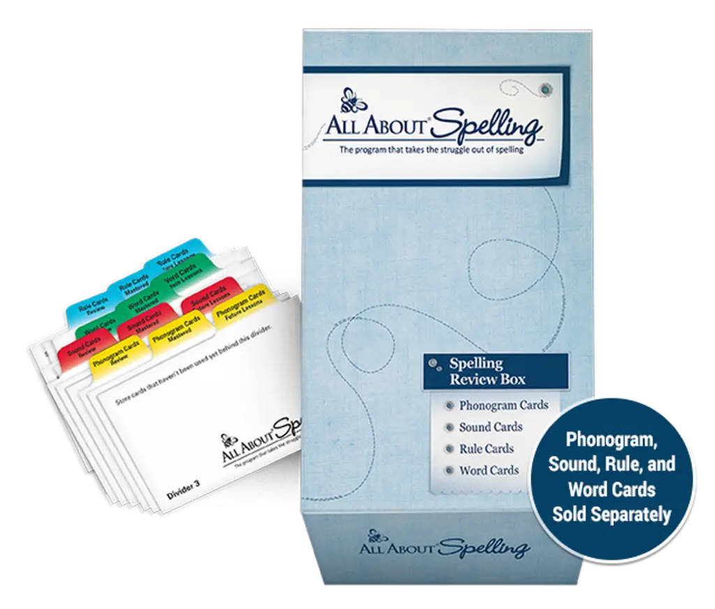 [SpelRevBox] Spelling Review Box (Incl divider cards)