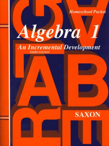 Saxon Algebra 1 Homeschool Kit