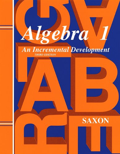 Saxon Algebra 1, Solutions Manual