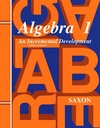 Saxon Algebra 1, Solutions Manual