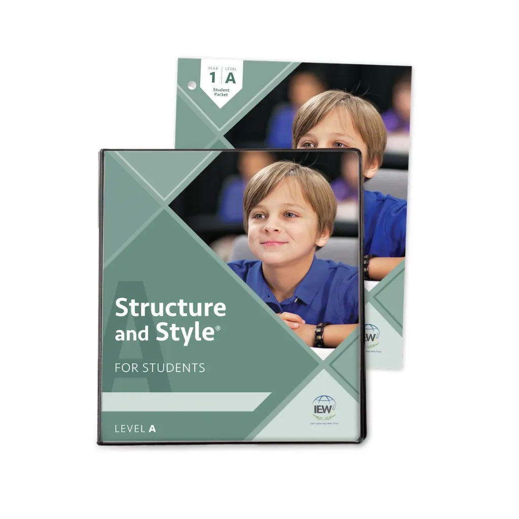[SSS-1A-BRS] Structure and Style for Students: Year 1 Level A [Binder & Student Packet]