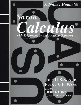 Saxon Calculus Solutions Manual