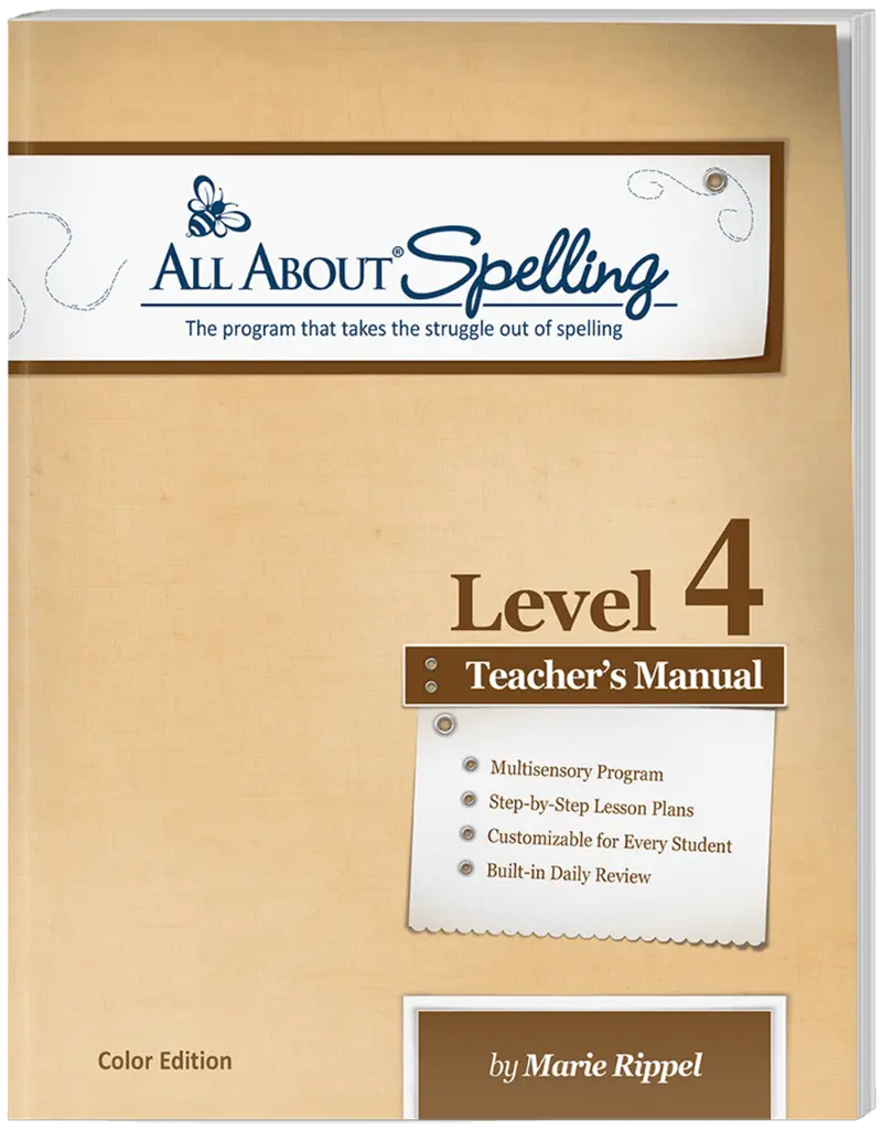 [AAS-L4-TM-C] All About Spelling Level 4 Teacher's Manual