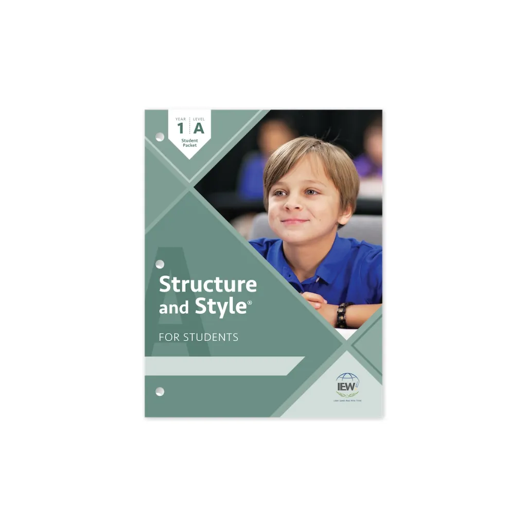 [SSS-1A-S] Structure and Style for Students: Year 1 Level A [Student Packet only]