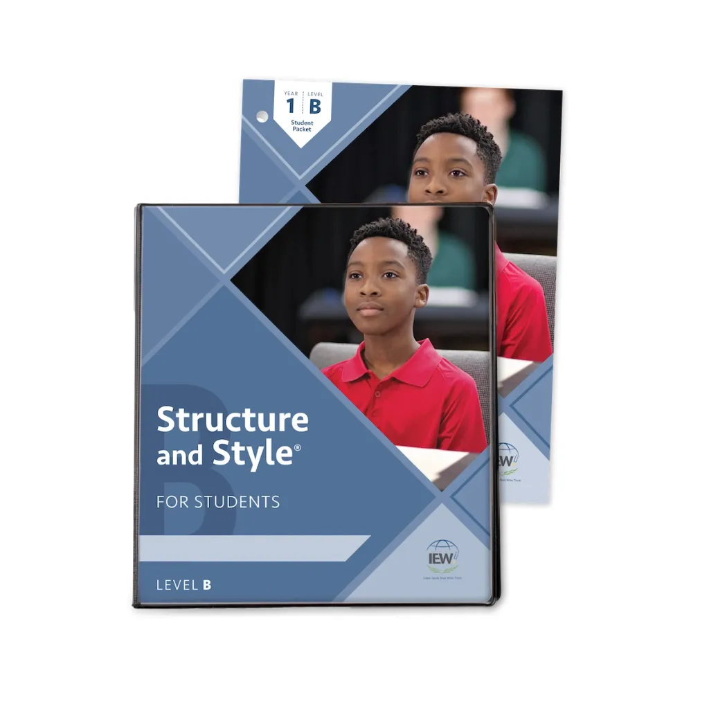 [SSS-1B-BRS] Structure and Style for Students: Year 1 Level B [Binder & Student Packet]