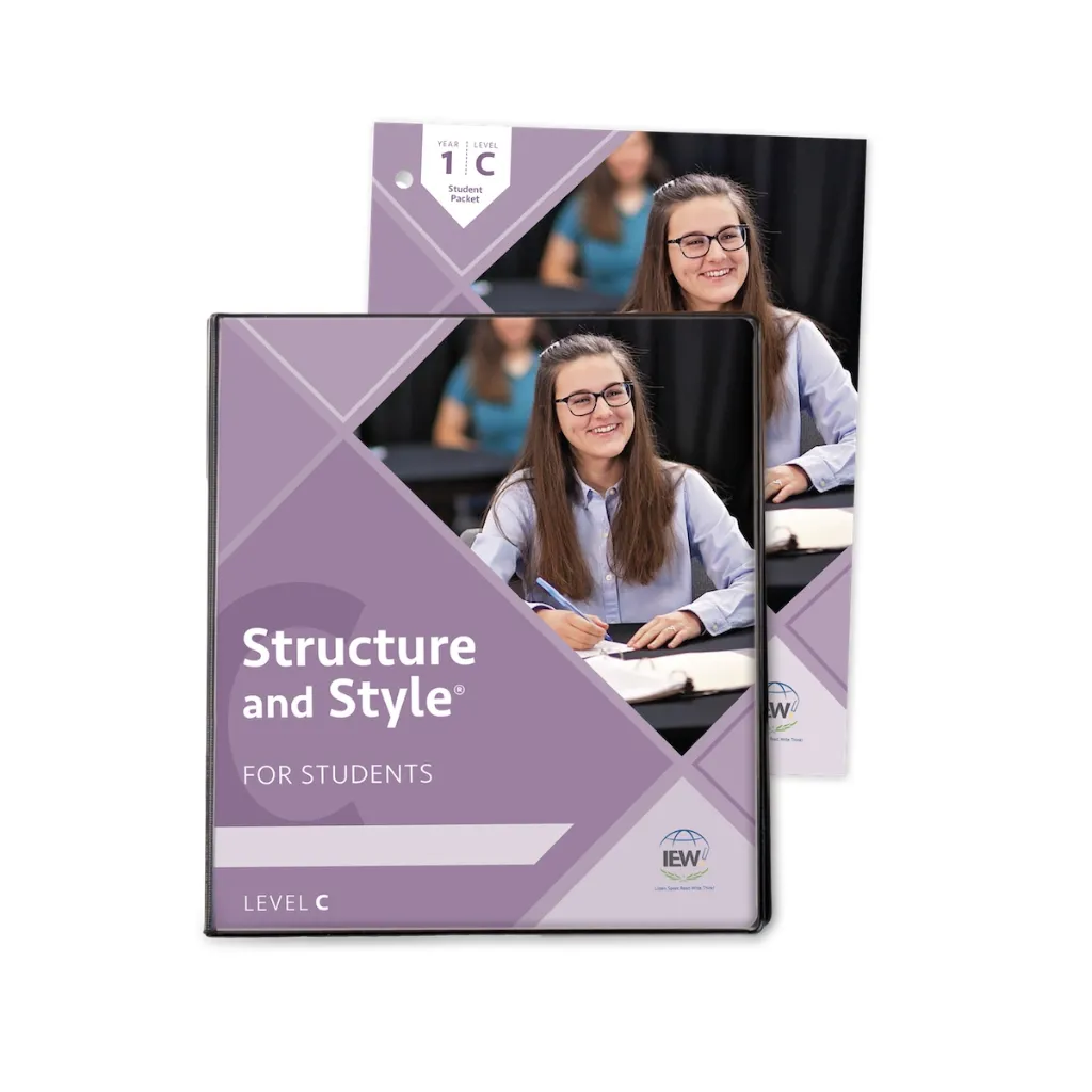 [SSS-1C-BRS] Structure and Style for Students: Year 1 Level C [Binder & Student Packet]